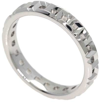 TIFFANY&Co. T True Narrow Ring K18 White Gold Ladies [Used]