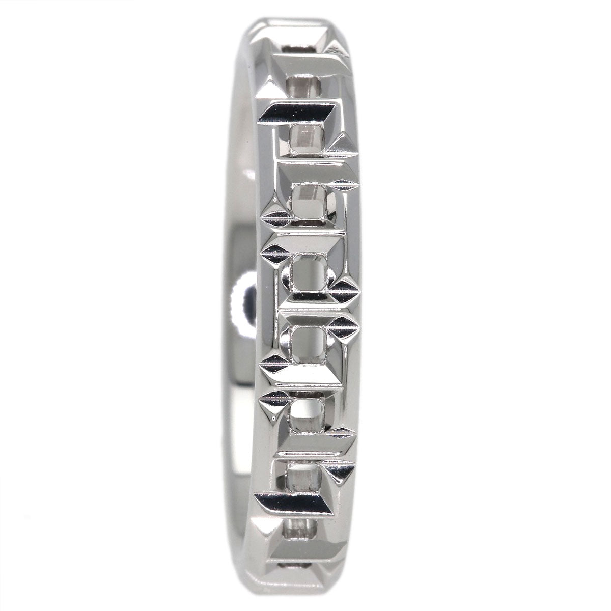 TIFFANY&Co. T True Narrow Ring K18 White Gold Ladies [Used]