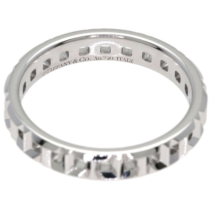TIFFANY&Co. T True Narrow Ring K18 White Gold Ladies [Used]