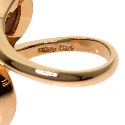 BVLGARI Diva Dream Medium Shell Diamond Ring K18 Pink Gold Ladies [Used]
