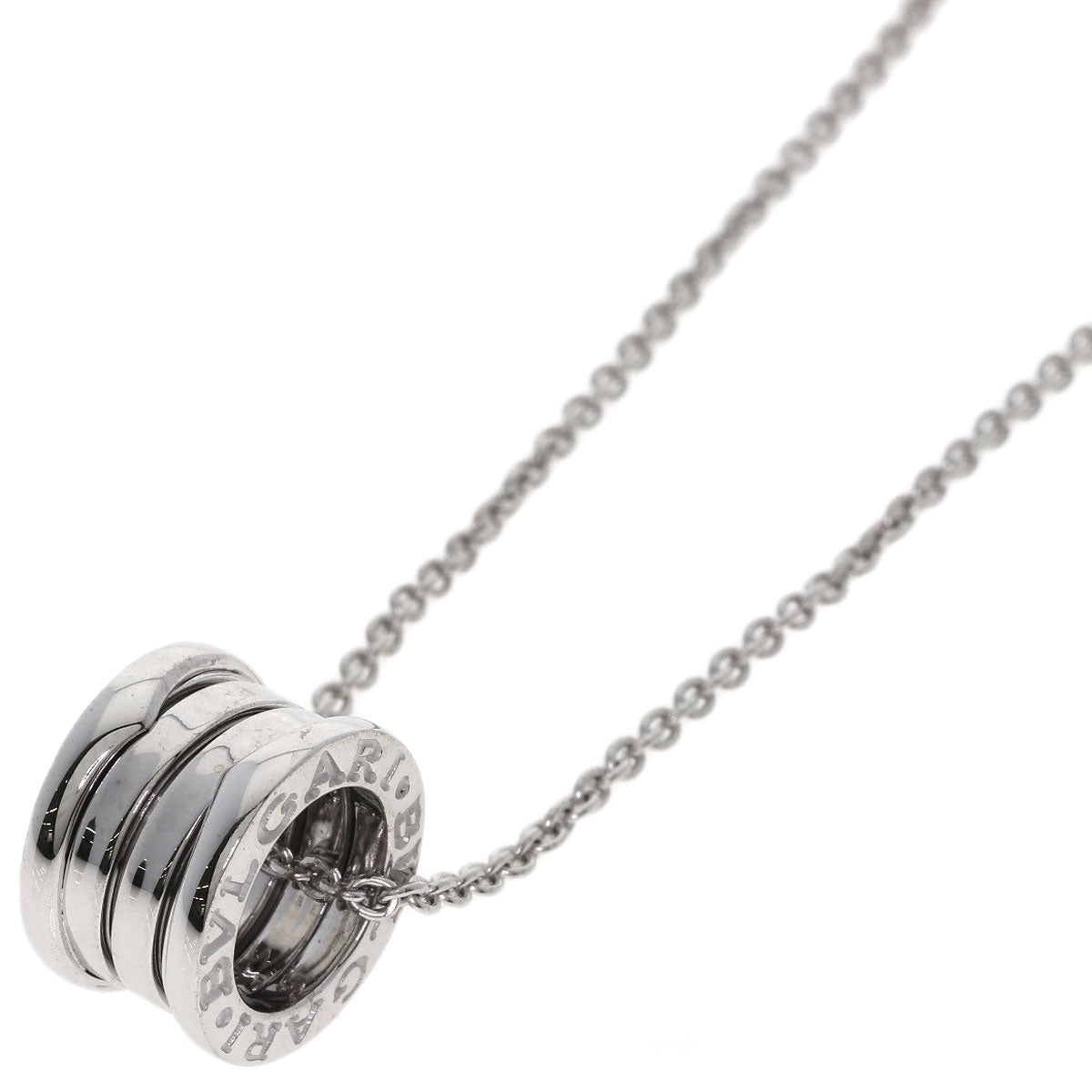 BVLGARI B.zero1 Necklace K18 White Gold Ladies [Used]