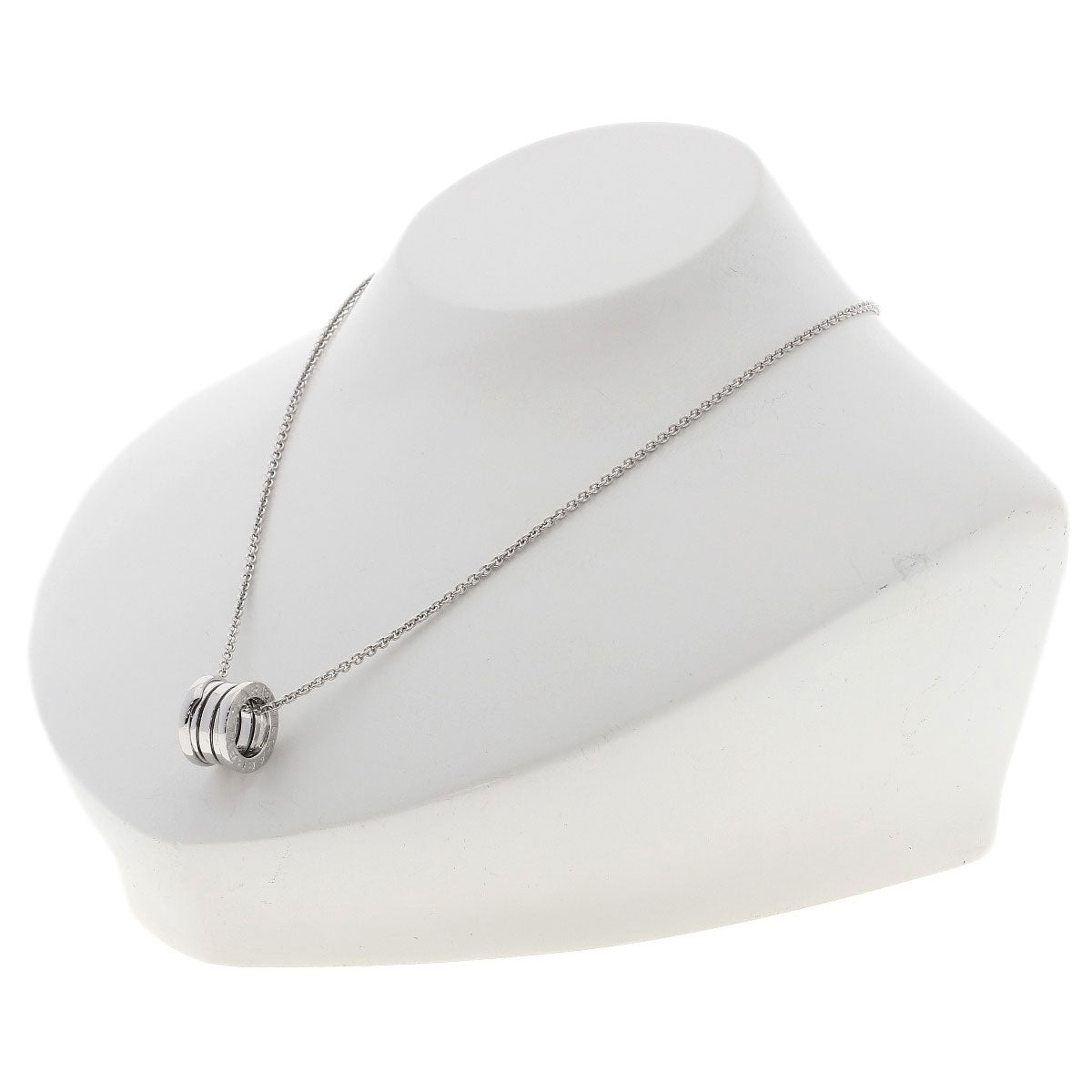 BVLGARI B.zero1 Necklace K18 White Gold Ladies [Used]