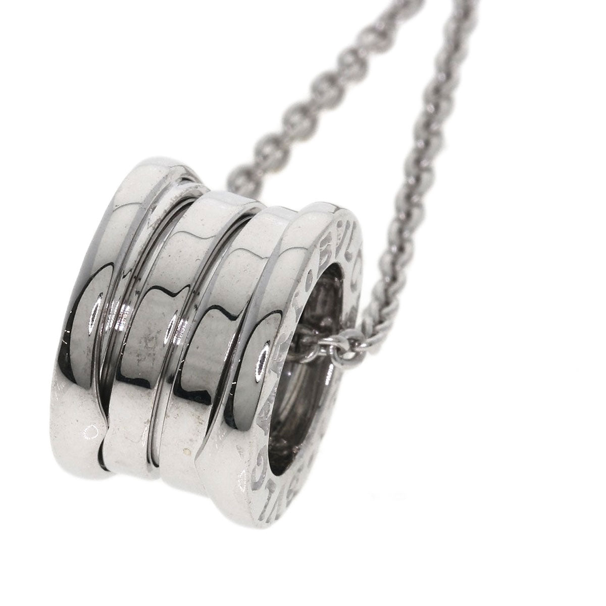 BVLGARI B.zero1 Necklace K18 White Gold Ladies [Used]