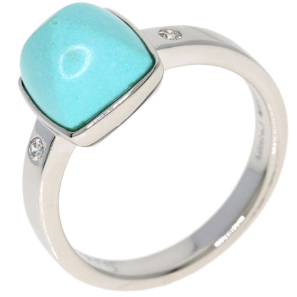 MIKIMOTO Turquoise Diamond Ring Platinum PT950 Ladies [Used]