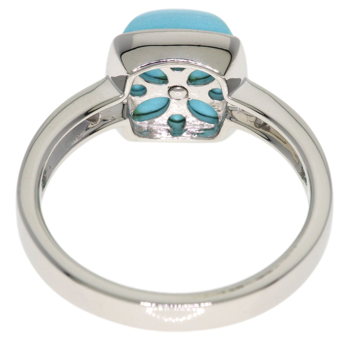 MIKIMOTO Turquoise Diamond Ring Platinum PT950 Ladies [Used]