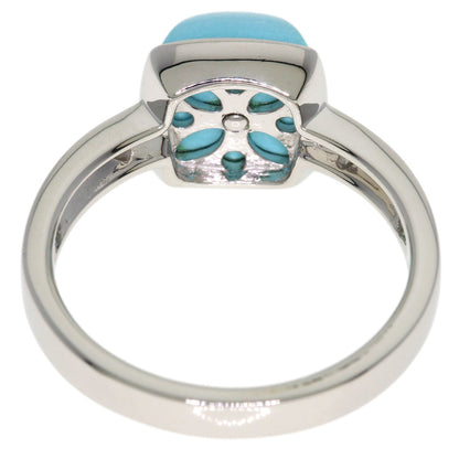 MIKIMOTO Turquoise Diamond Ring Platinum PT950 Ladies [Used]