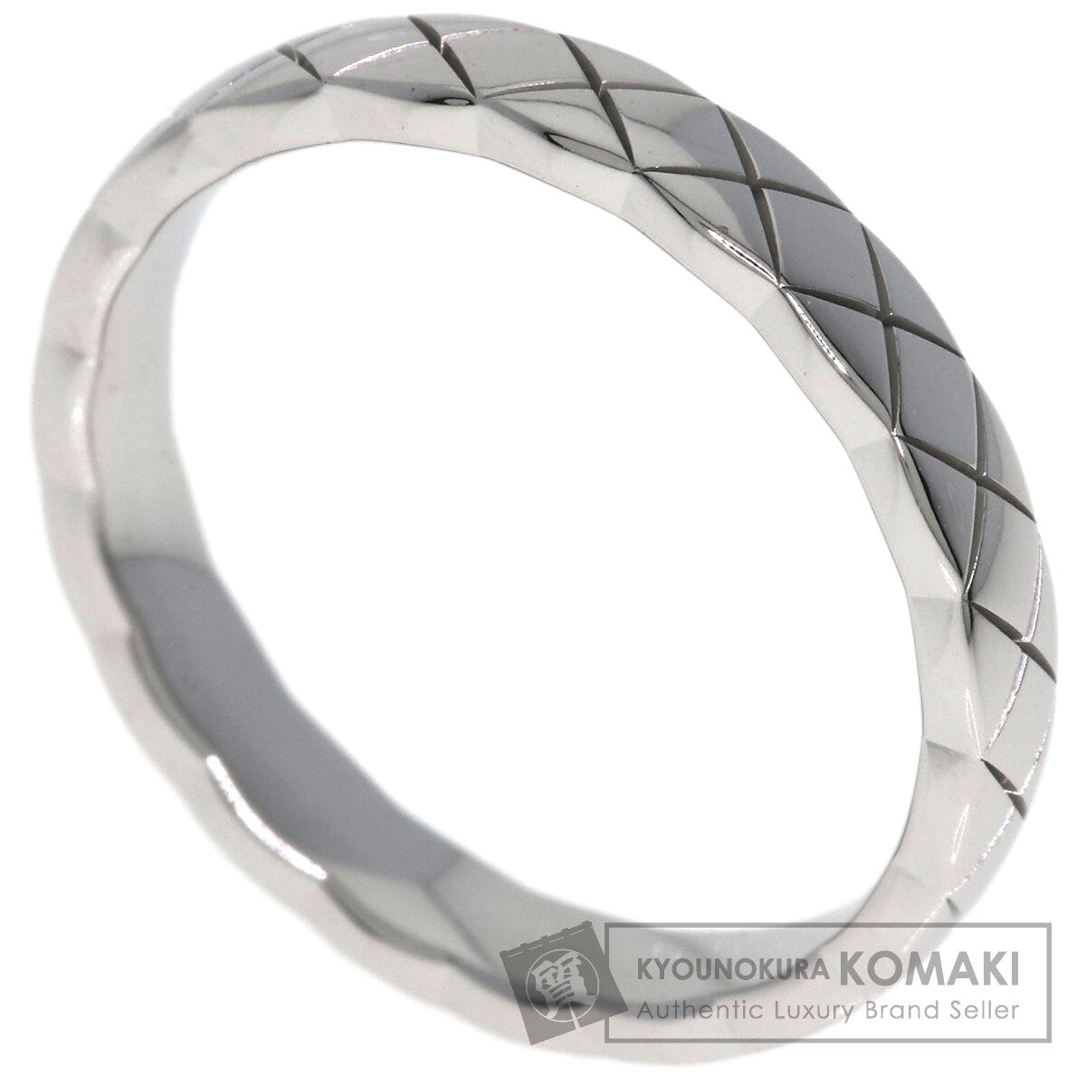 CHANEL Coco Crush Small #54 Ring K18 White Gold Ladies [Used]