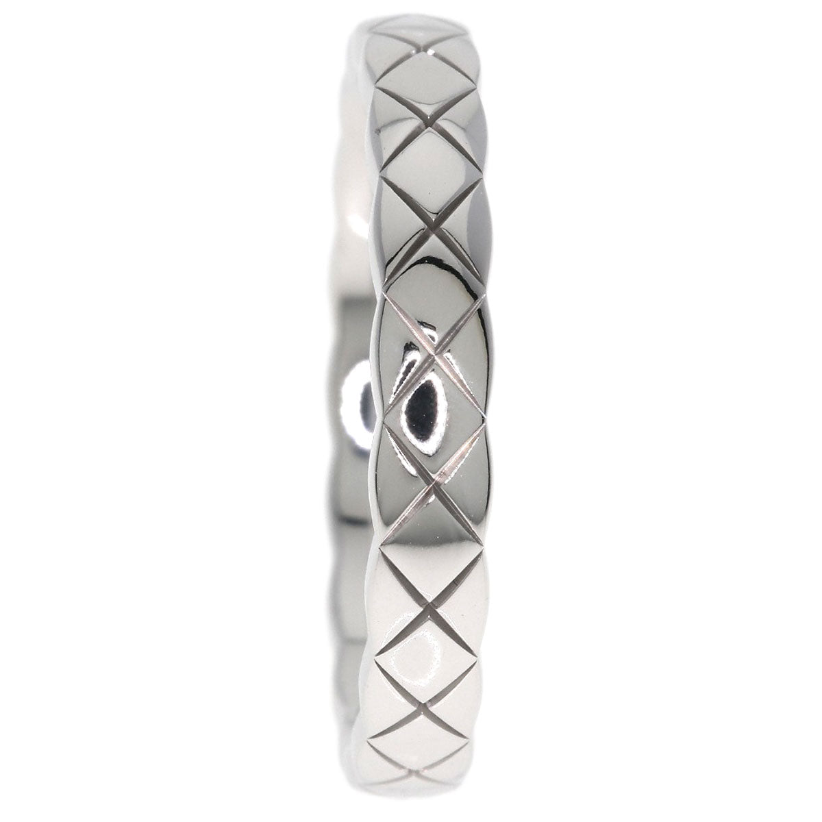CHANEL Coco Crush Small #54 Ring K18 White Gold Ladies [Used]