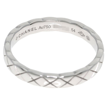 CHANEL Coco Crush Small #54 Ring K18 White Gold Ladies [Used]