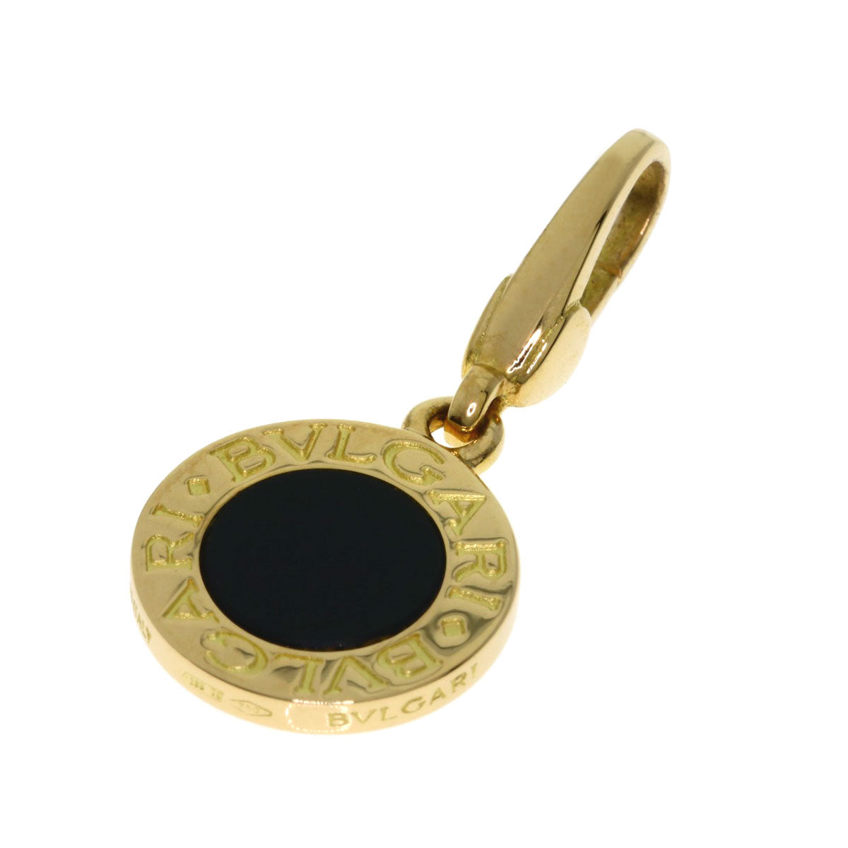 BVLGARI BVLGARI BVLGARI Onyx Pendant top K18 Yellow Gold Ladies [Used]
