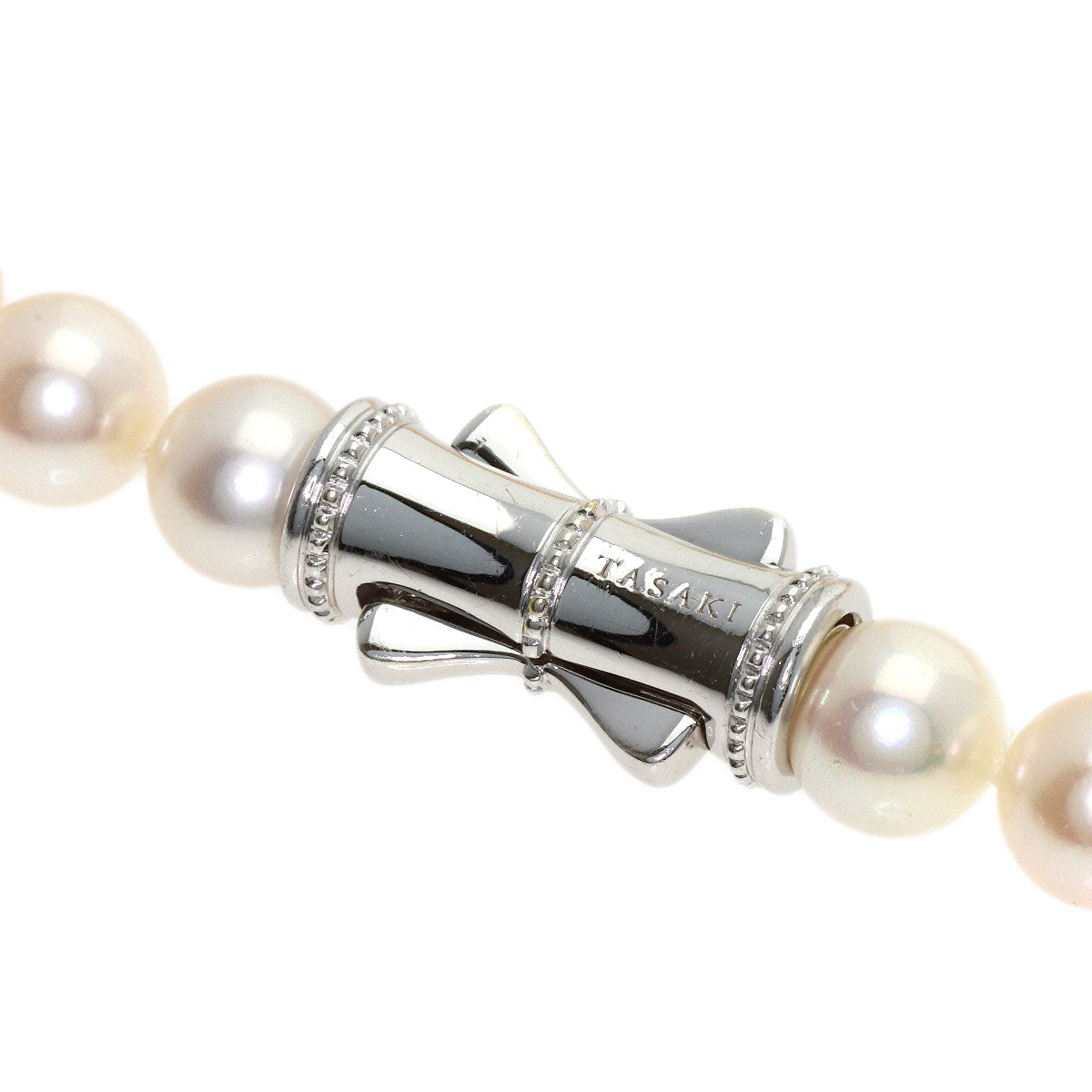 TASAKI Pearl Varié Pearl Long Necklace Silver Ladies [Used]