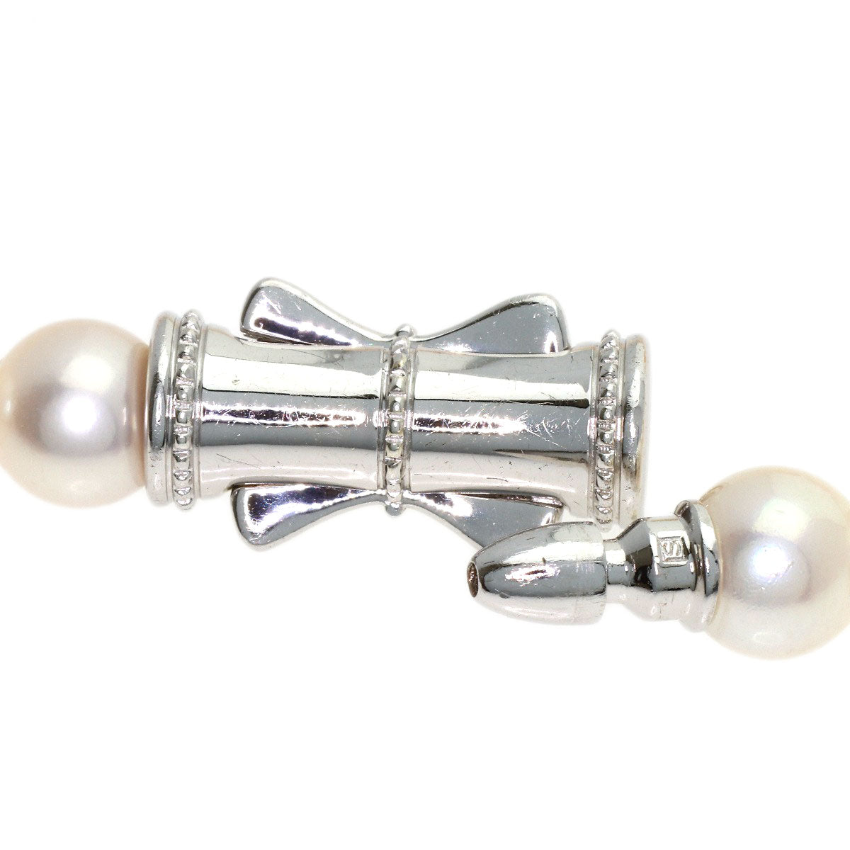 TASAKI Pearl Varié Pearl Long Necklace Silver Ladies [Used]