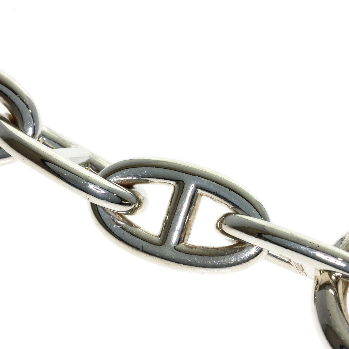 HERMES Shane Dunkle GM 15 frames Bracelet Silver Ladies [Used]