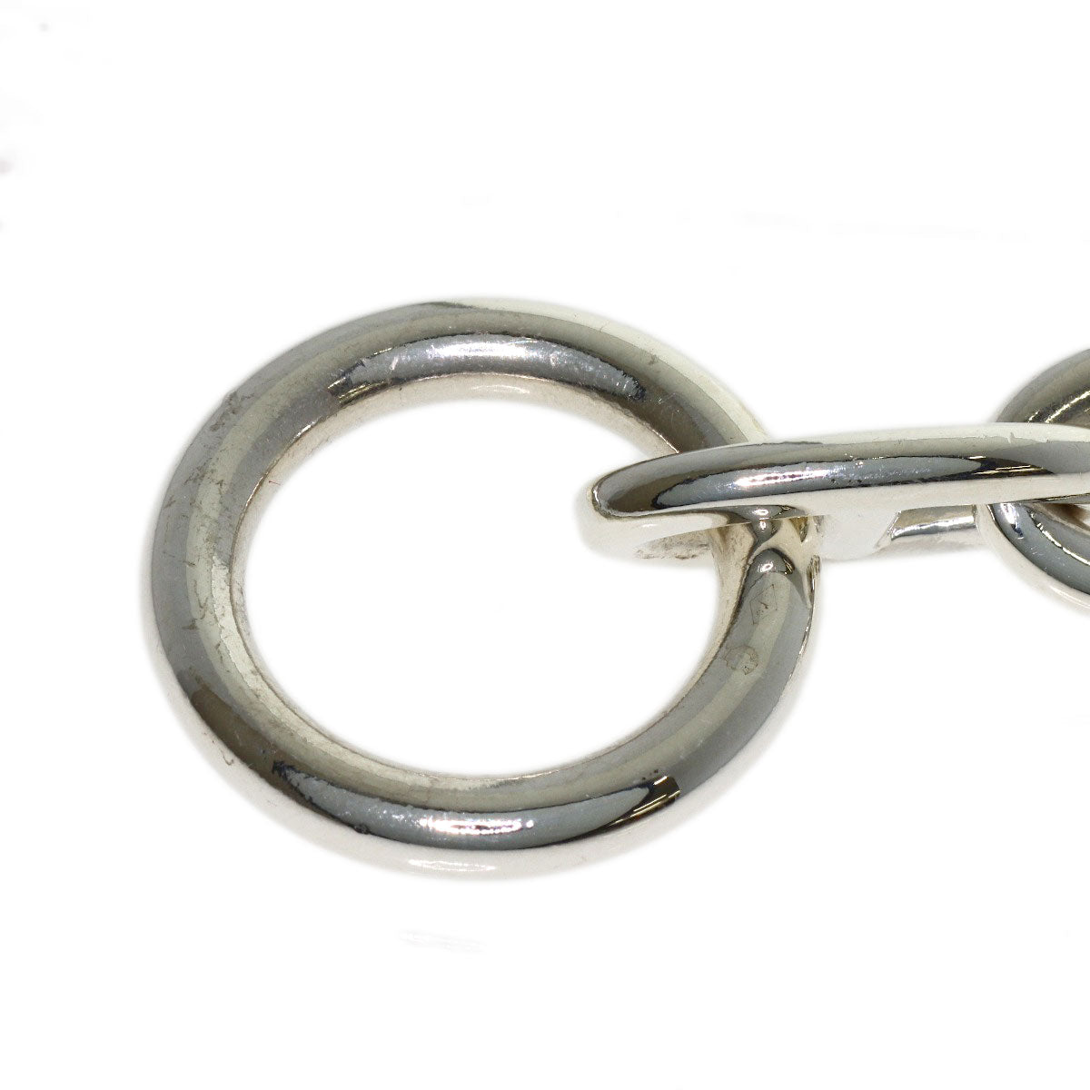 HERMES Shane Dunkle GM 15 frames Bracelet Silver Ladies [Used]