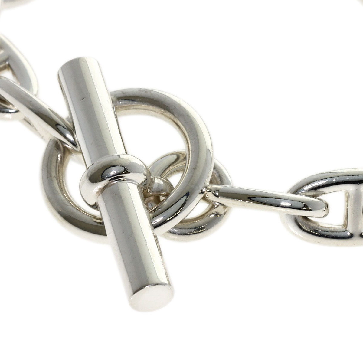 HERMES Shane Dunkle GM 15 frames Bracelet Silver Ladies [Used]