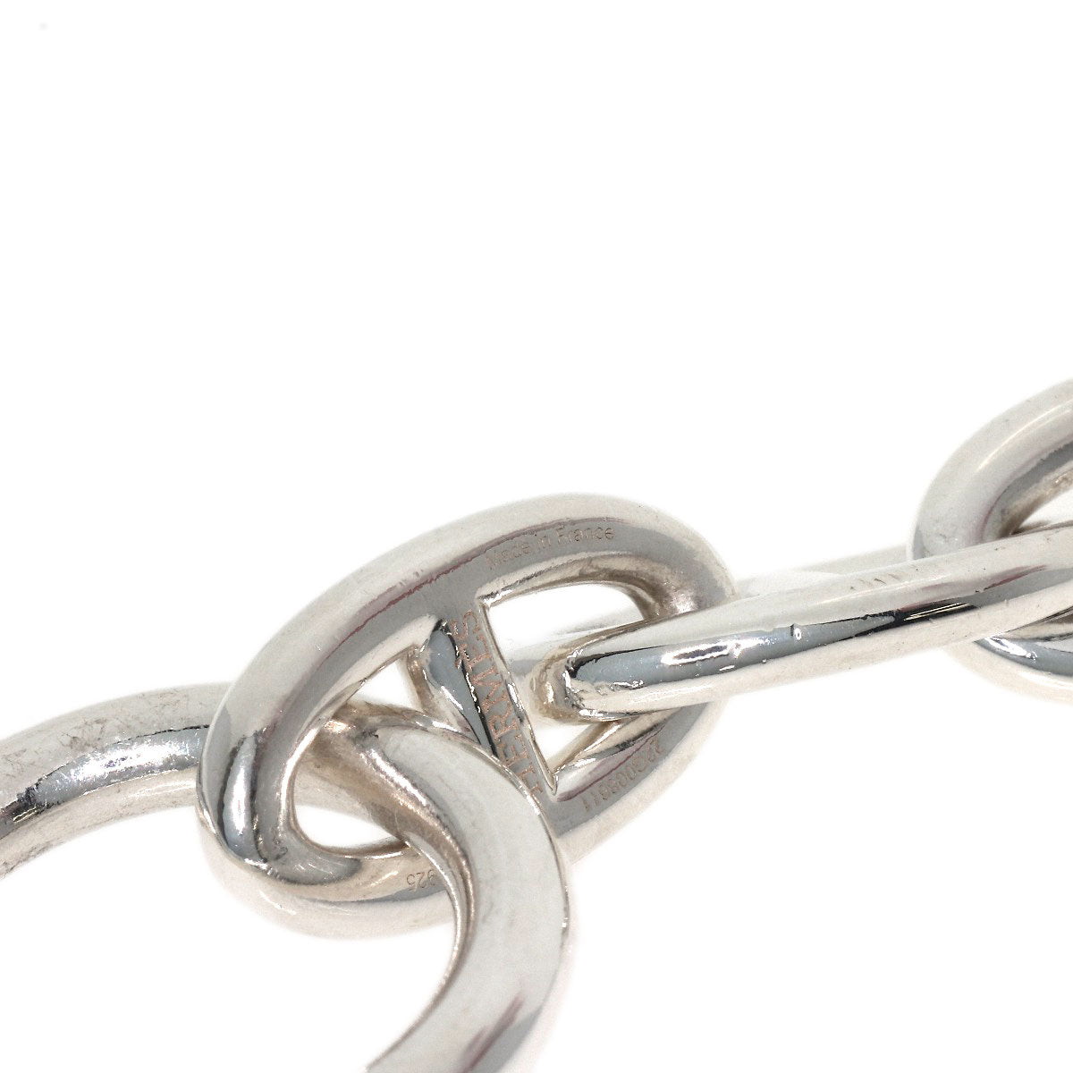 HERMES Shane Dunkle GM 15 frames Bracelet Silver Ladies [Used]