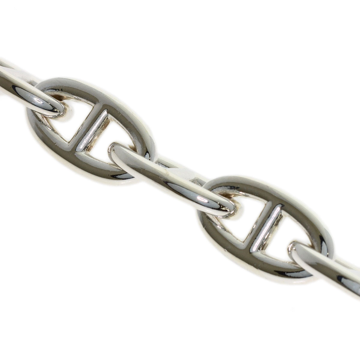 HERMES Shane Dunkle GM 15 frames Bracelet Silver Ladies [Used]