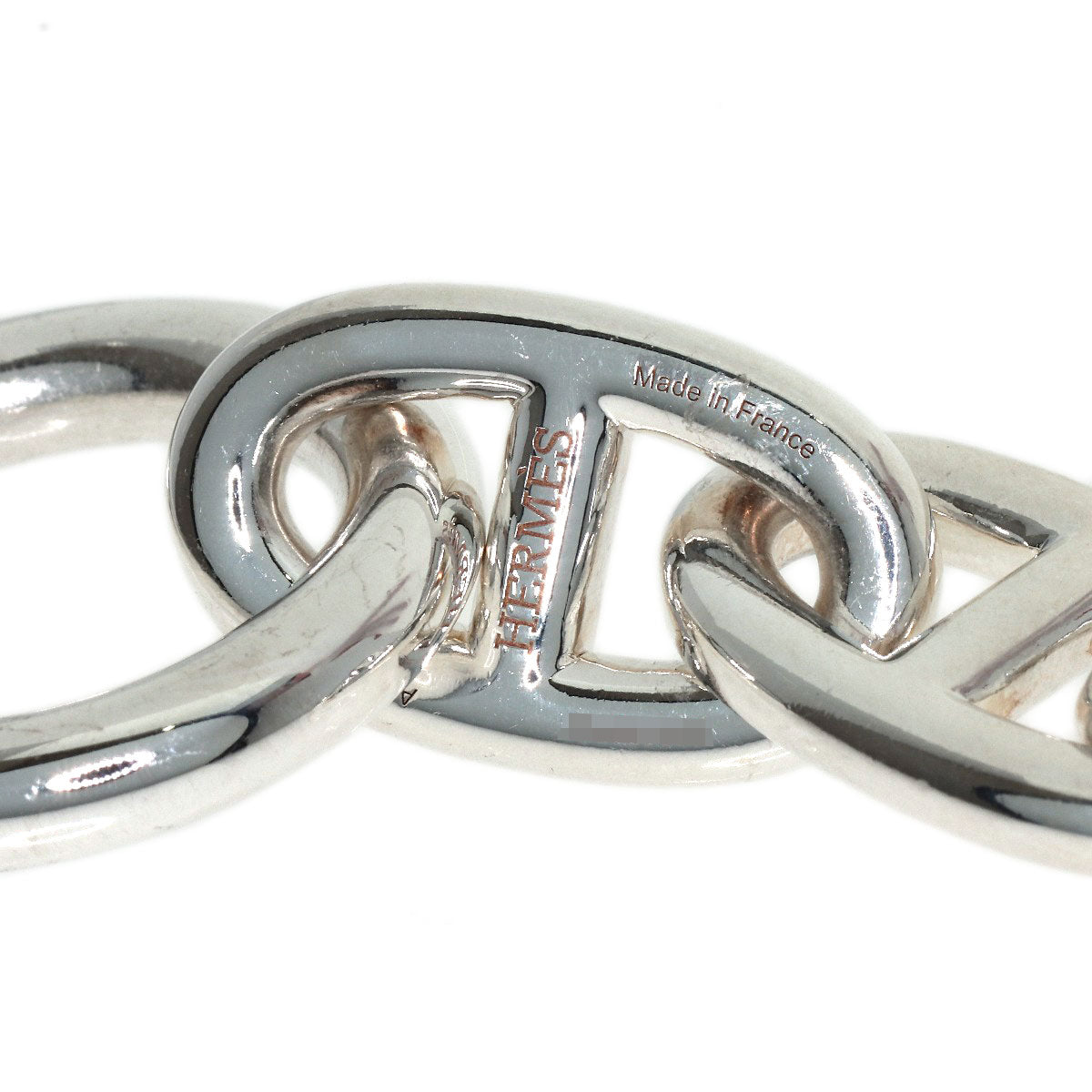HERMES Shane Dunkle TGM 10 frames Bracelet Silver Ladies [Used]