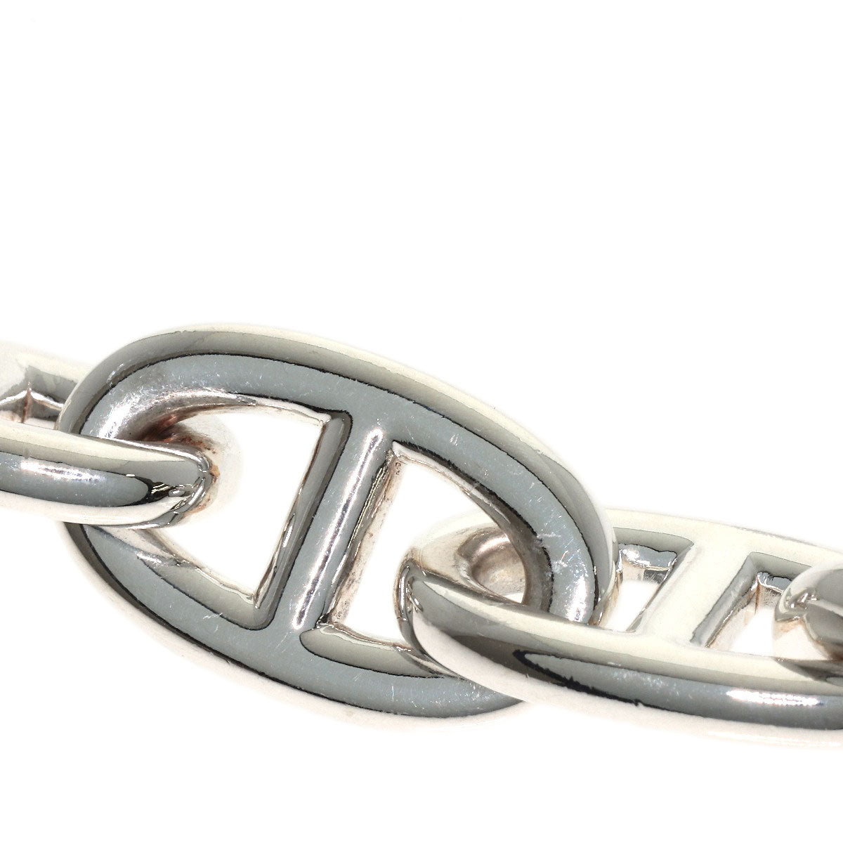 HERMES Shane Dunkle TGM 10 frames Bracelet Silver Ladies [Used]