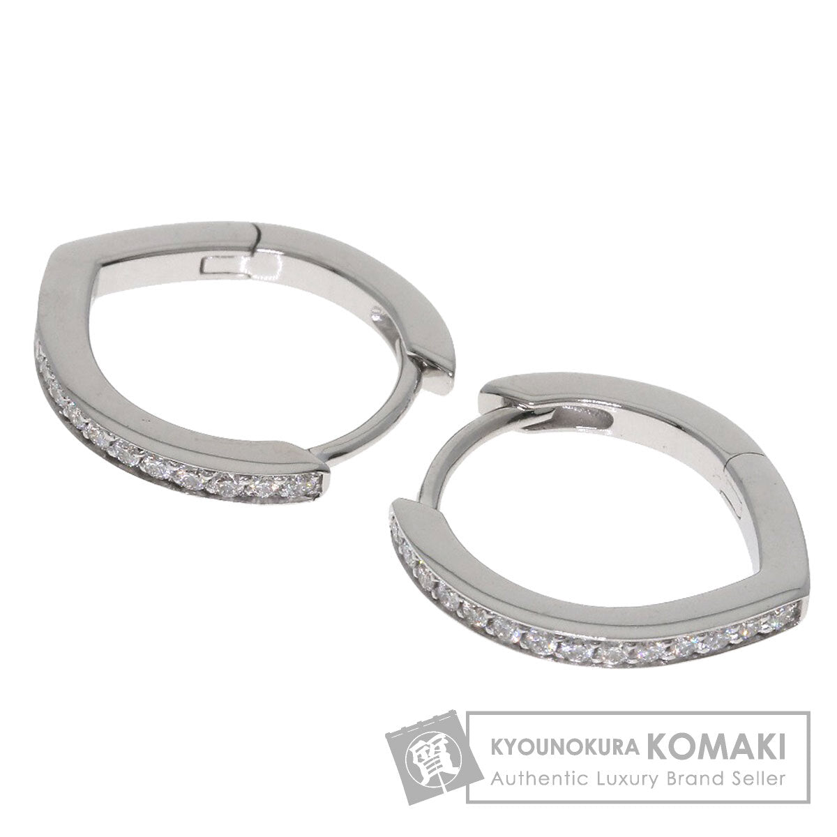 REPOSSI Antiphere Diamond earring K18 White Gold 2g　Ladies