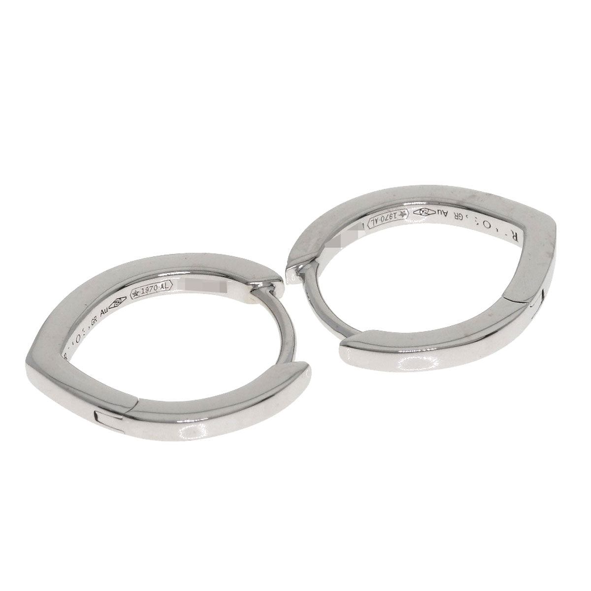REPOSSI Antiphere Diamond earring K18 White Gold 2g　Ladies
