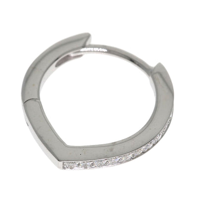 REPOSSI Antiphere Diamond earring K18 White Gold 2g　Ladies