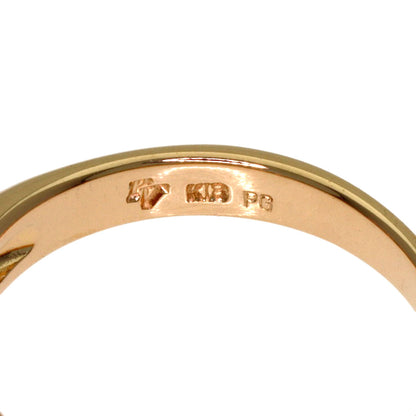 Ponte Vecchio Eterno Caffe Piccolini Sapphire Diamond Ring K18 Pink Gold Ladies [Used]
