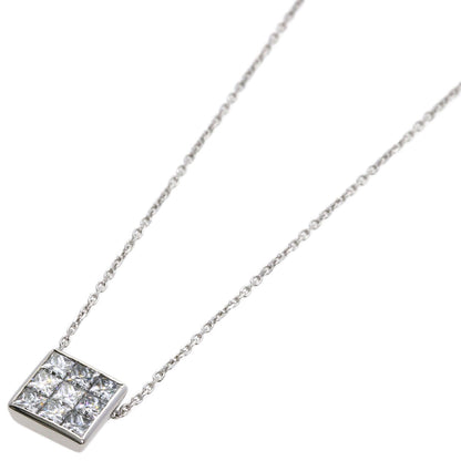 TASAKI Diamond Necklace K18 White Gold Ladies [Used]