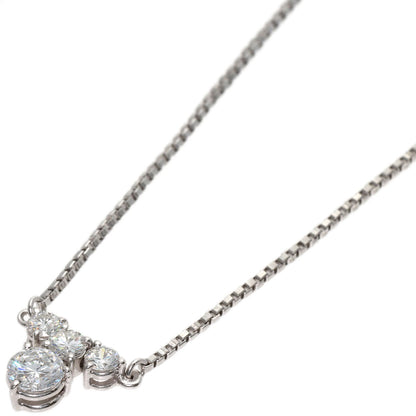 MONNICKENDAM Diamond F-VS2-G Necklace Platinum PT850 Ladies [Used]