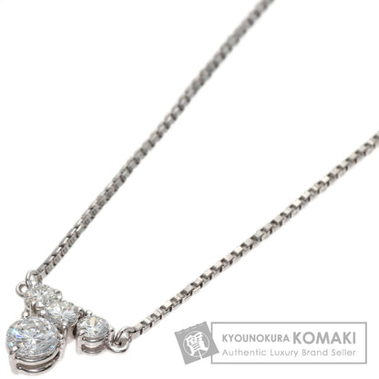 MONNICKENDAM Diamond F-VS2-G Necklace Platinum PT850 Ladies [Used]