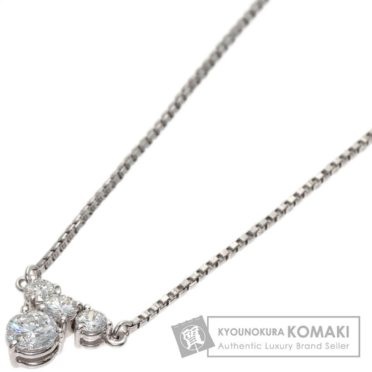 MONNICKENDAM Diamond F-VS2-G Necklace Platinum PT850 Ladies [Used]