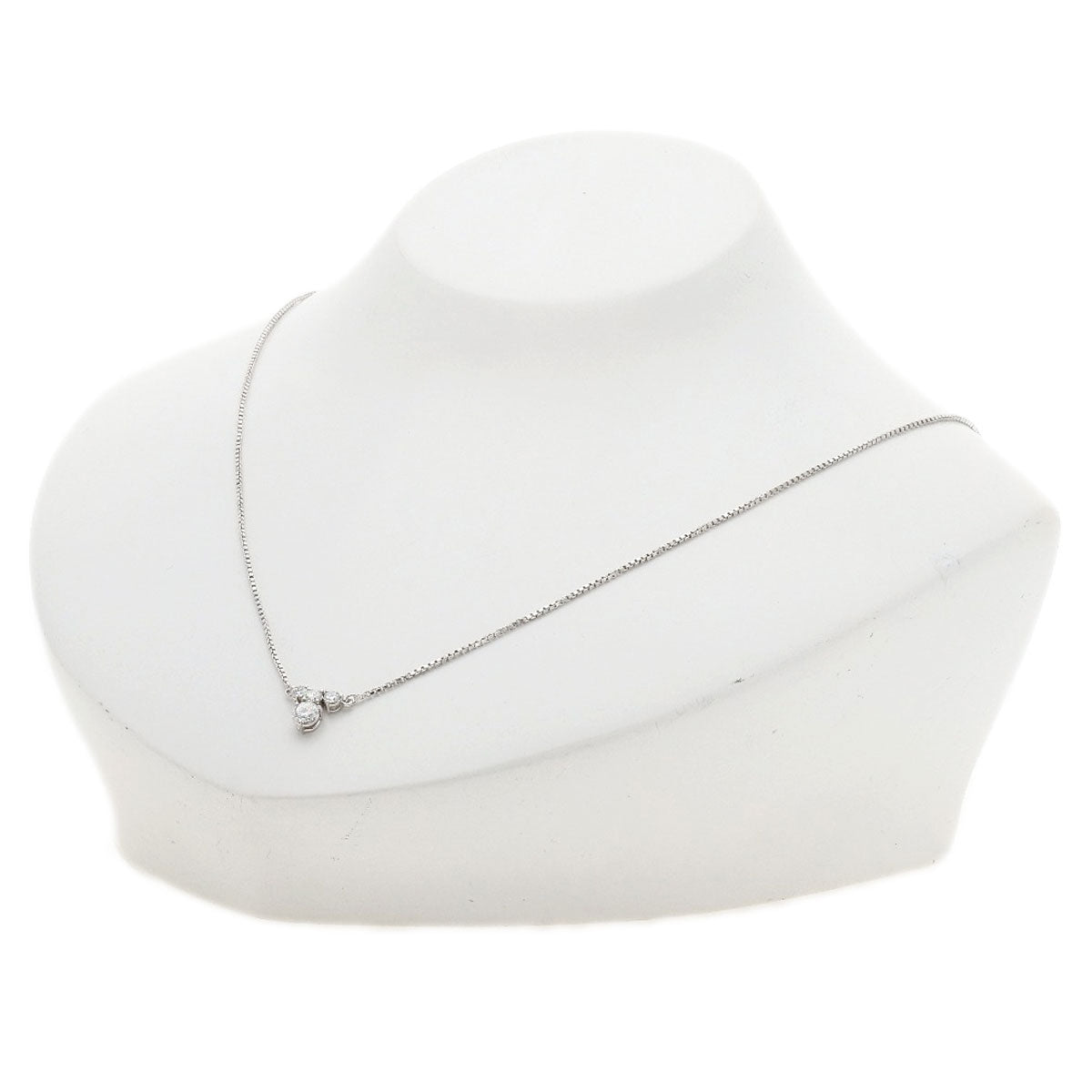 MONNICKENDAM Diamond F-VS2-G Necklace Platinum PT850 Ladies [Used]