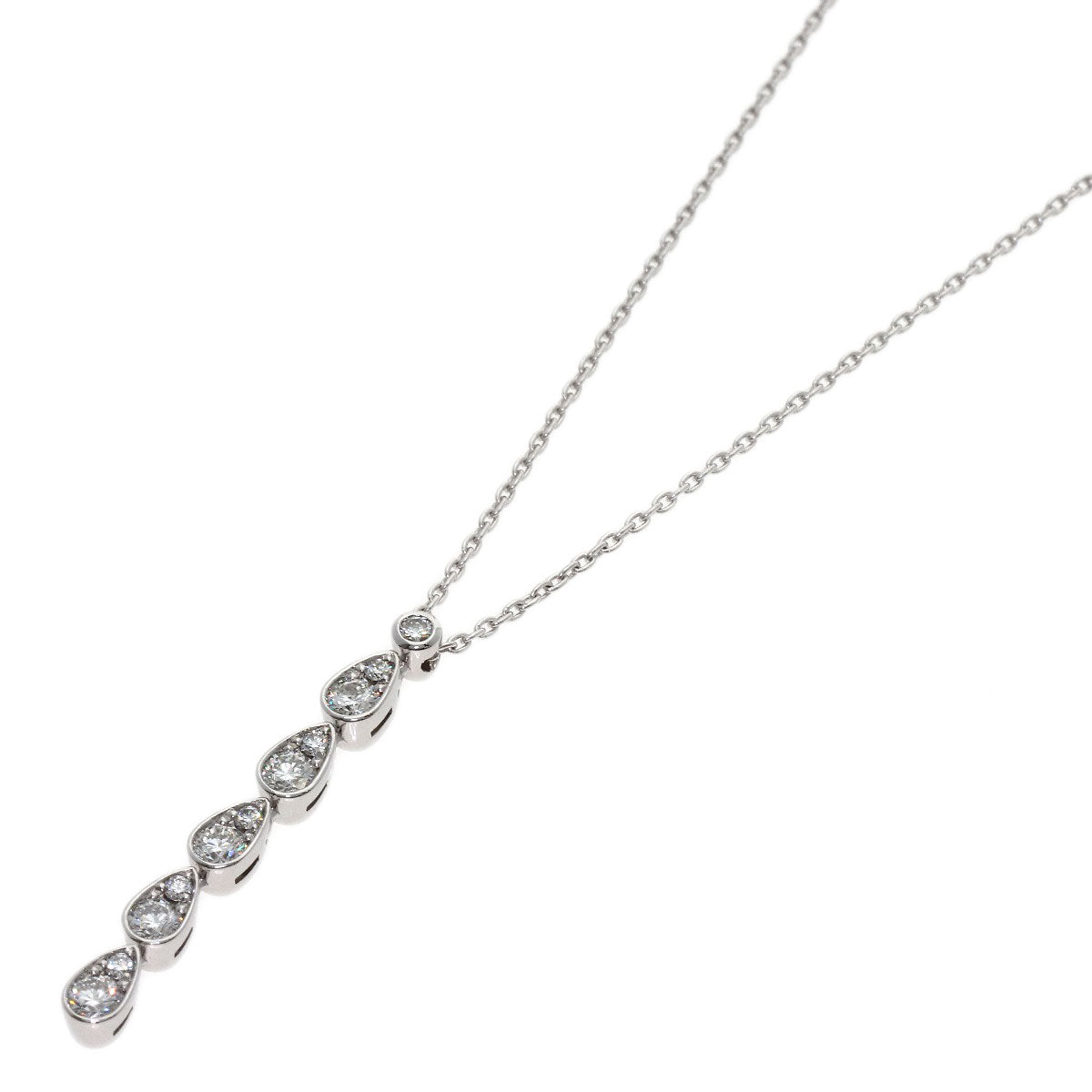 MONNICKENDAM Diamond Necklace K18 White Gold Ladies [Used]