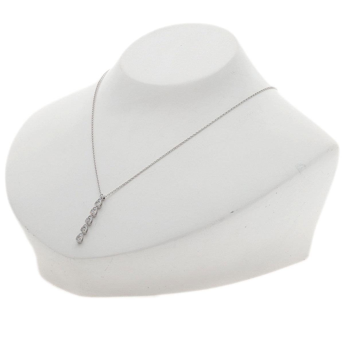 MONNICKENDAM Diamond Necklace K18 White Gold Ladies [Used]