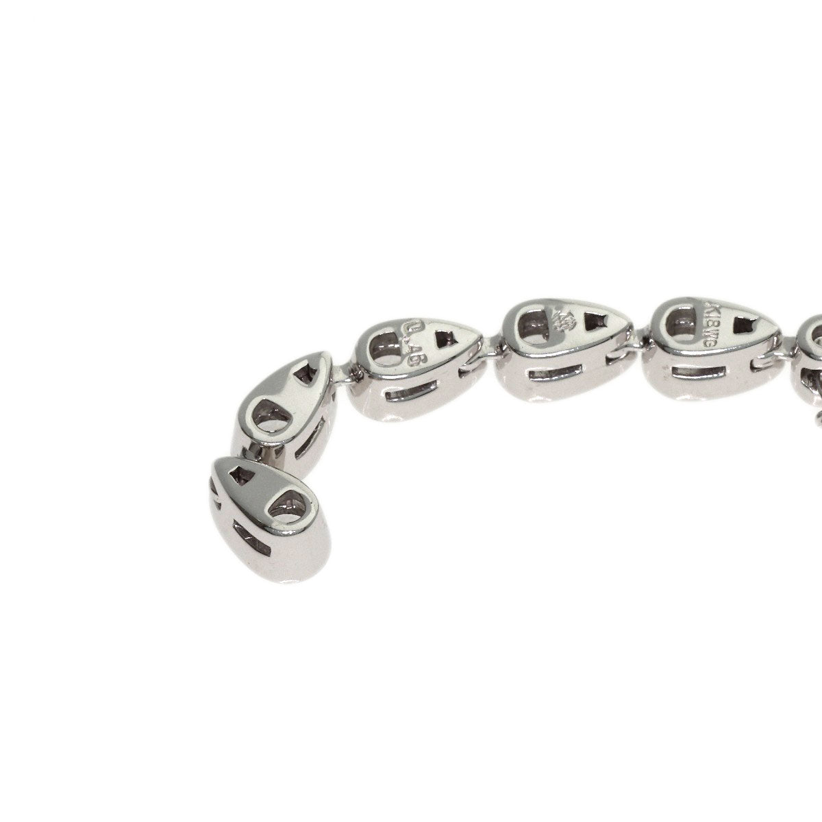 MONNICKENDAM Diamond Necklace K18 White Gold Ladies [Used]