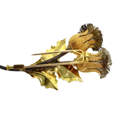 BUCCELLATI Federico Brooch K18 Yellow Gold Ladies [Used]