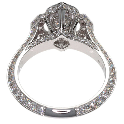 GRAFF Star Flower Diamond G-VS2 Ring K18 White Gold Ladies [Used]