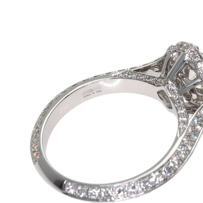 GRAFF Star Flower Diamond G-VS2 Ring K18 White Gold Ladies [Used]