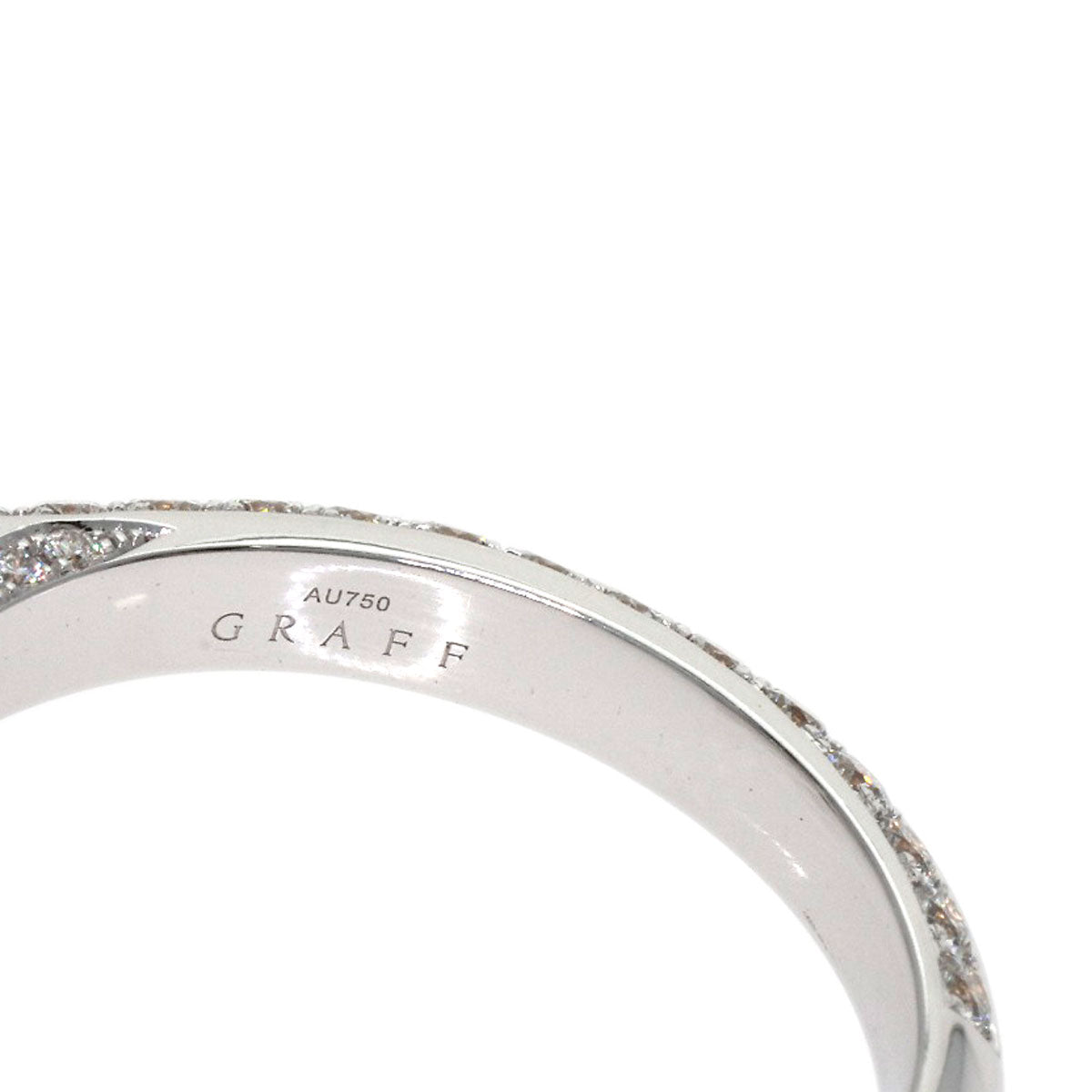 GRAFF Star Flower Diamond G-VS2 Ring K18 White Gold Ladies [Used]
