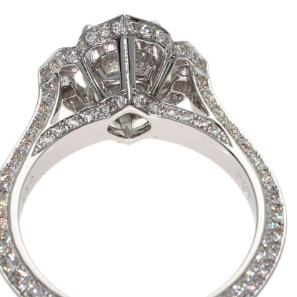 GRAFF Star Flower Diamond G-VS2 Ring K18 White Gold Ladies [Used]