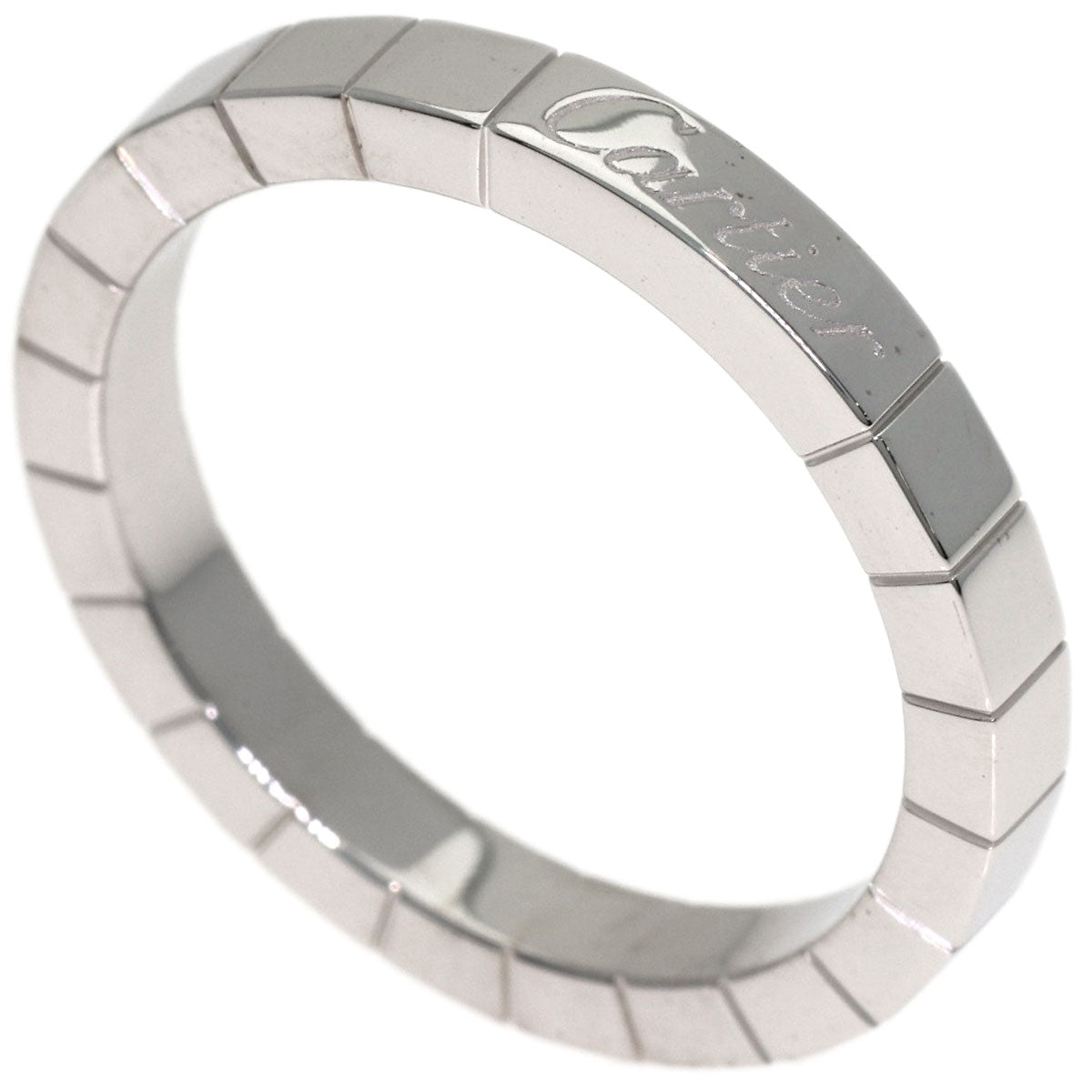 CARTIER Lanier # 58 Ring K18 White Gold Ladies [Used]