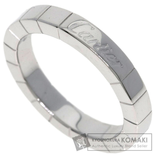 CARTIER Laniere # 48 Ring K18 White Gold Ladies [Used]