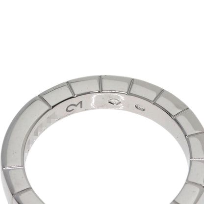 CARTIER Laniere # 48 Ring K18 White Gold Ladies [Used]