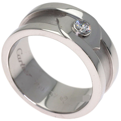 CARTIER C2 Fortune Diamond #57 Ring K18 White Gold Ladies [Used]