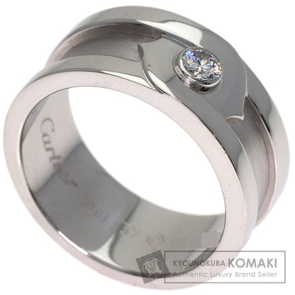 CARTIER C2 Fortune Diamond #57 Ring K18 White Gold Ladies [Used]
