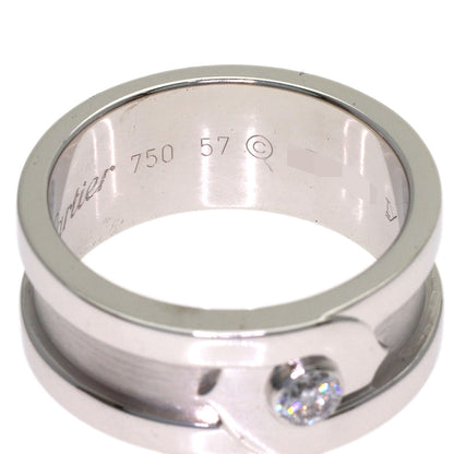 CARTIER C2 Fortune Diamond #57 Ring K18 White Gold Ladies [Used]