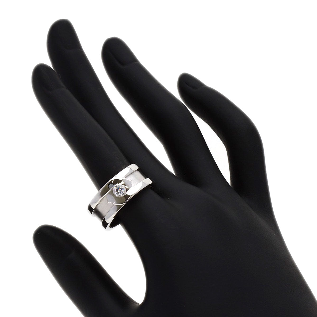 CARTIER C2 Fortune Diamond #57 Ring K18 White Gold Ladies [Used]