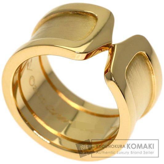 CARTIER C2 ring LM # 48 Ring K18 Yellow Gold Ladies [Used]