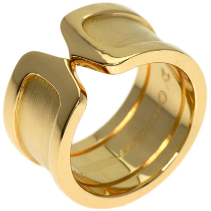 CARTIER C2 ring LM # 48 Ring K18 Yellow Gold Ladies [Used]