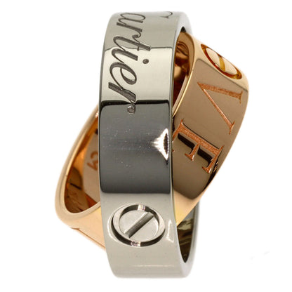 CARTIER Secret Love #47 Ring K18 White Gold 18K Pink GoldLadies [Used]